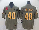 Nike Cardinals 40 Pat Tillman 2019 Olive Gold Salute To Service Limited Jersey